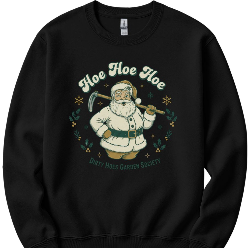 Printify Sweatshirt Black / S Hoe Hoe Hoe Sweatshirt