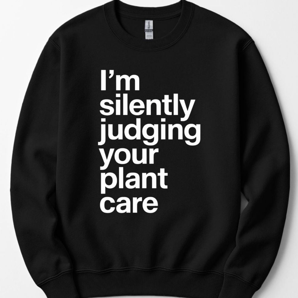 Printify Sweatshirt Black / S Silently Judging Sweatshirt