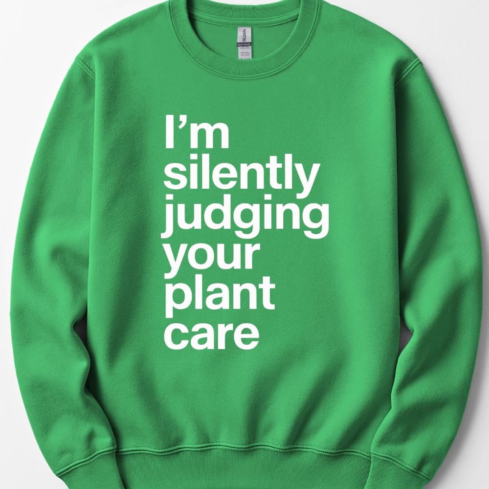 Printify Sweatshirt Irish Green / S Silently Judging Sweatshirt