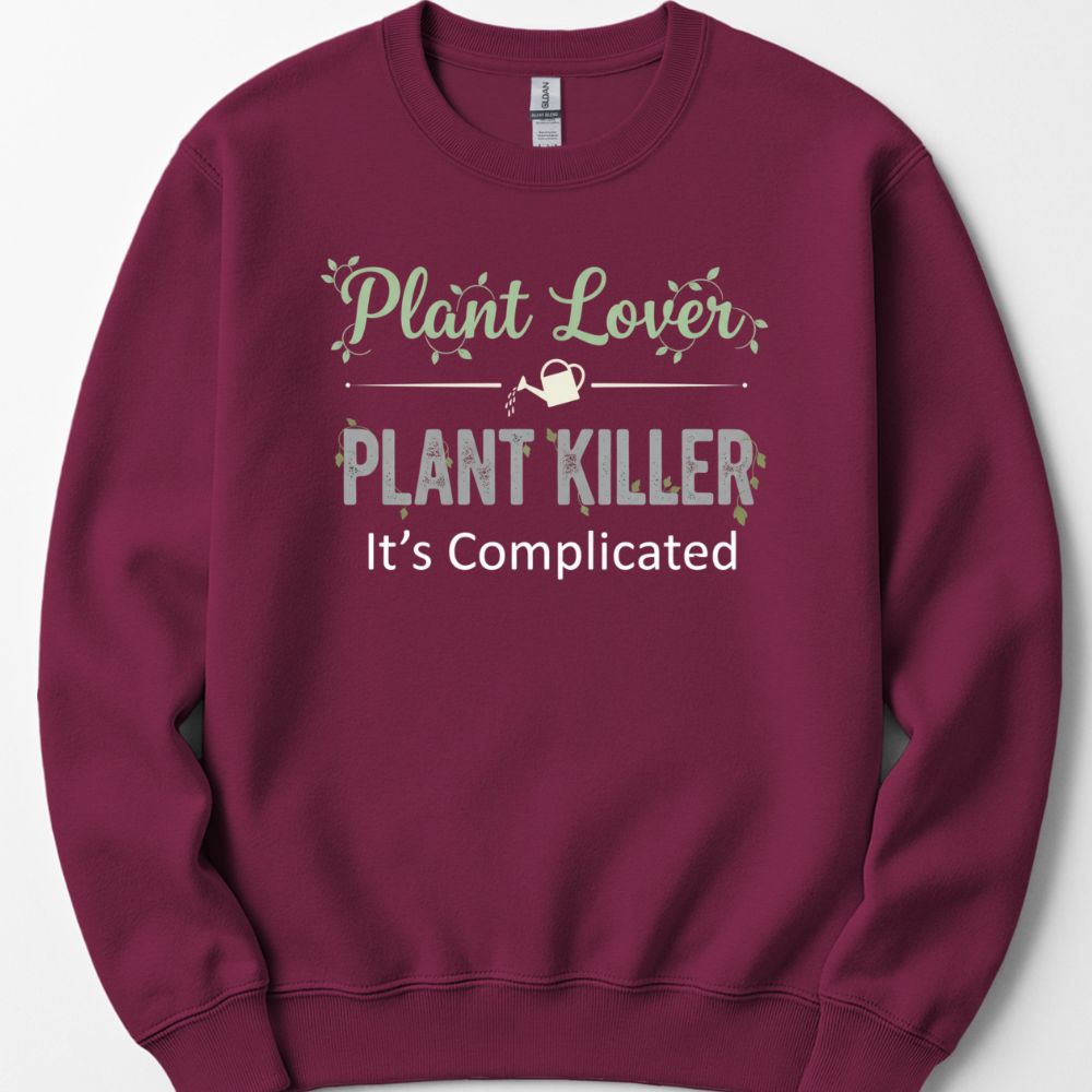 Printify Sweatshirt Maroon / S It's Complicated Sweatshirt