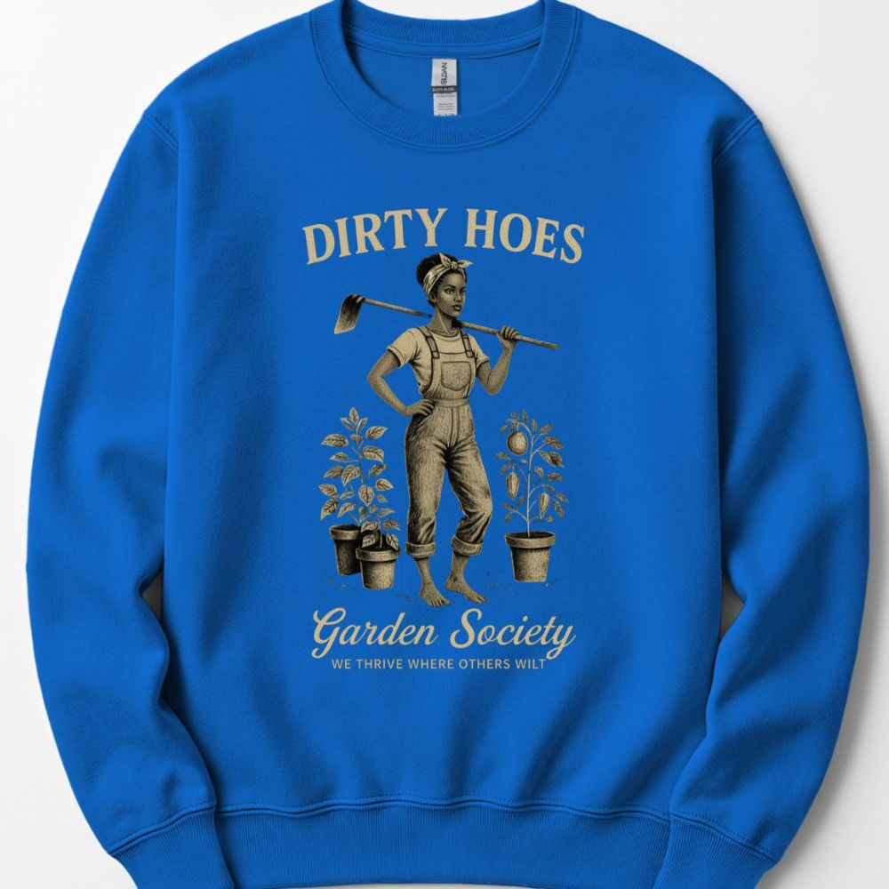 Printify Sweatshirt Royal / S Dirty Hoes Sweatshirt V2