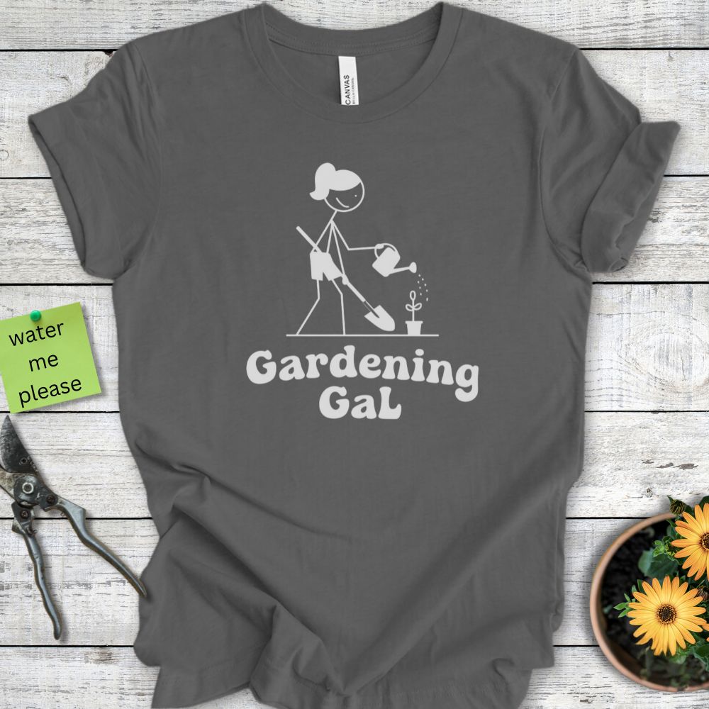 Printify T-Shirt Asphalt / S Gardening Gal