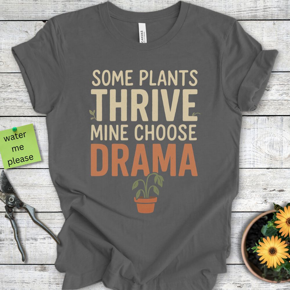 Printify T-Shirt Asphalt / S Mine Choose Drama