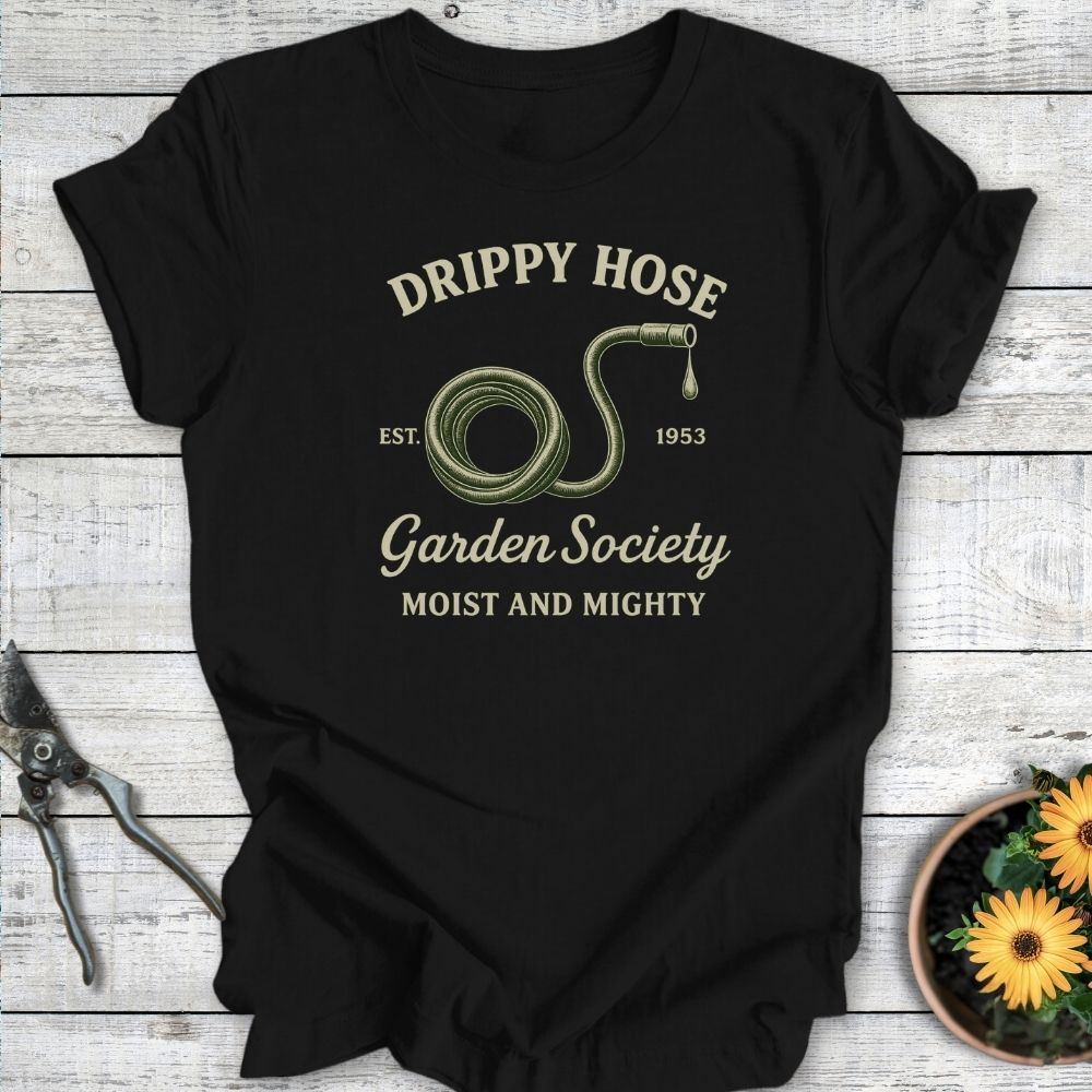 Printify T-Shirt Black / S Drippy Hose
