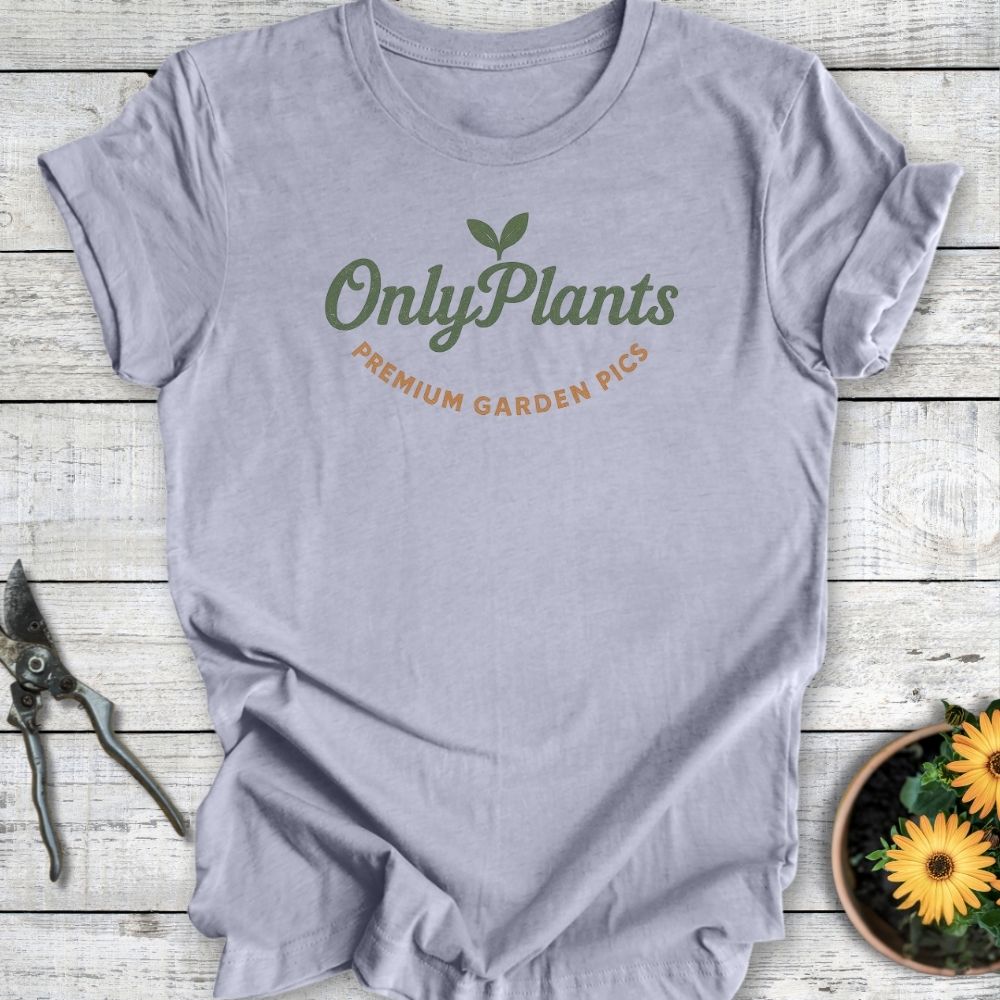 Printify T-Shirt Heather Blue / S Only Plants