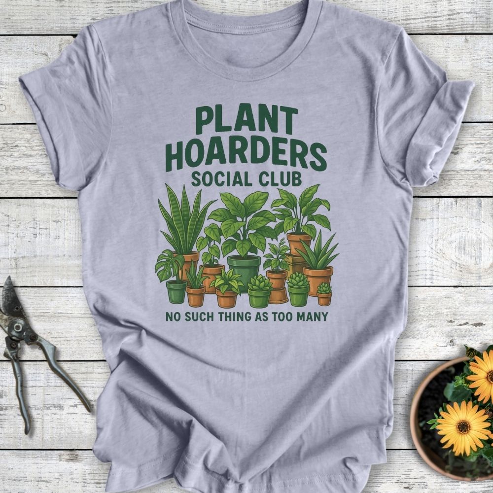 Printify T-Shirt Heather Blue / S Plant Hoarders