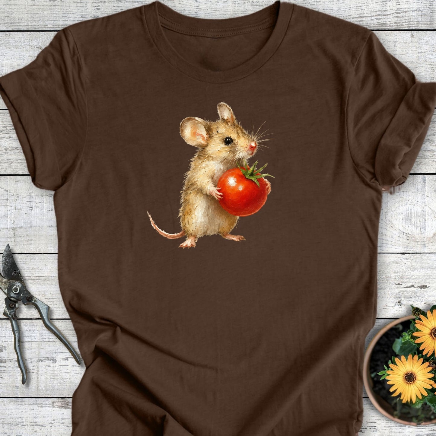 Printify T-Shirt Heather Brown / S Tomato Thief T-Shirt
