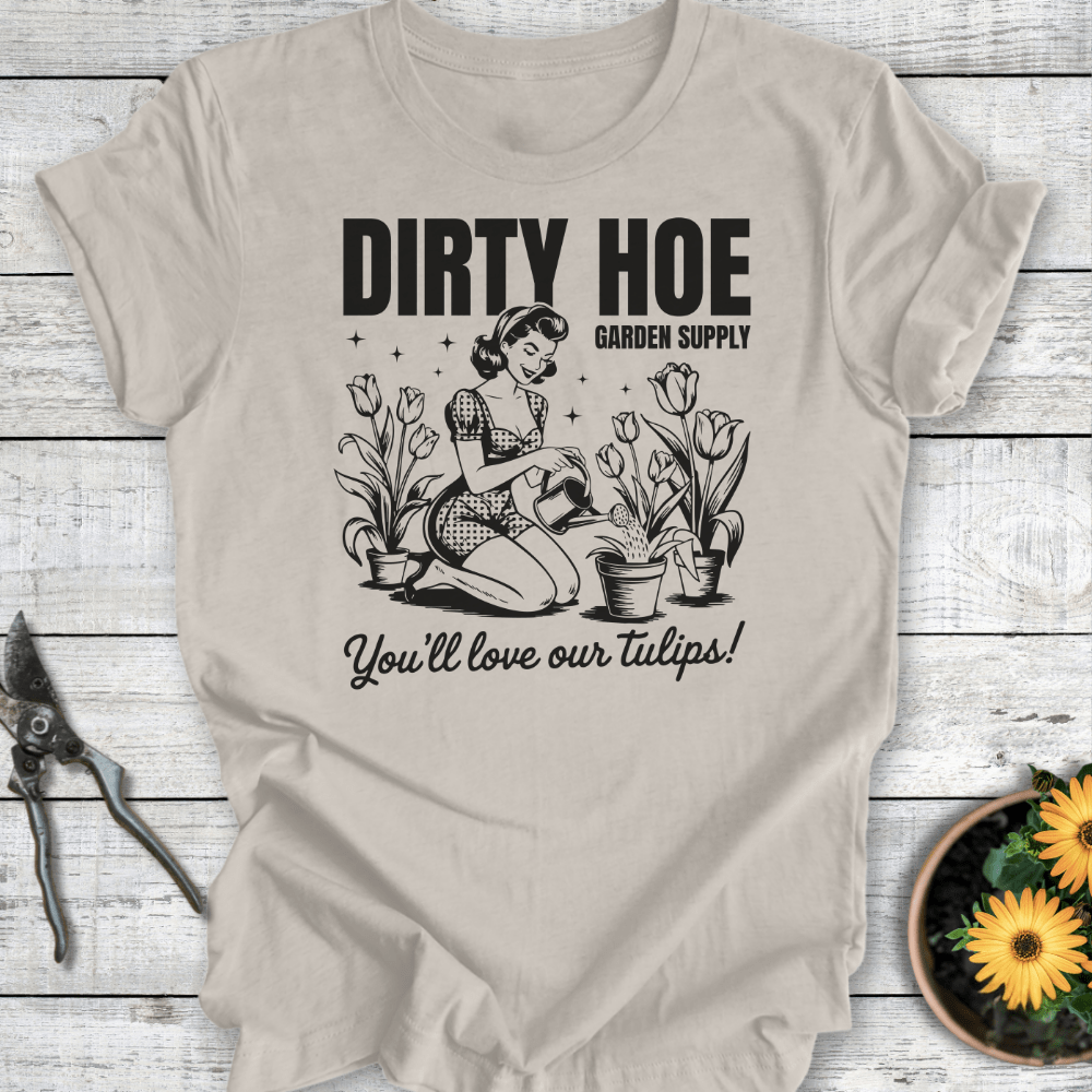 Printify T-Shirt Heather Dust / S Dirty Hoe Garden Supply