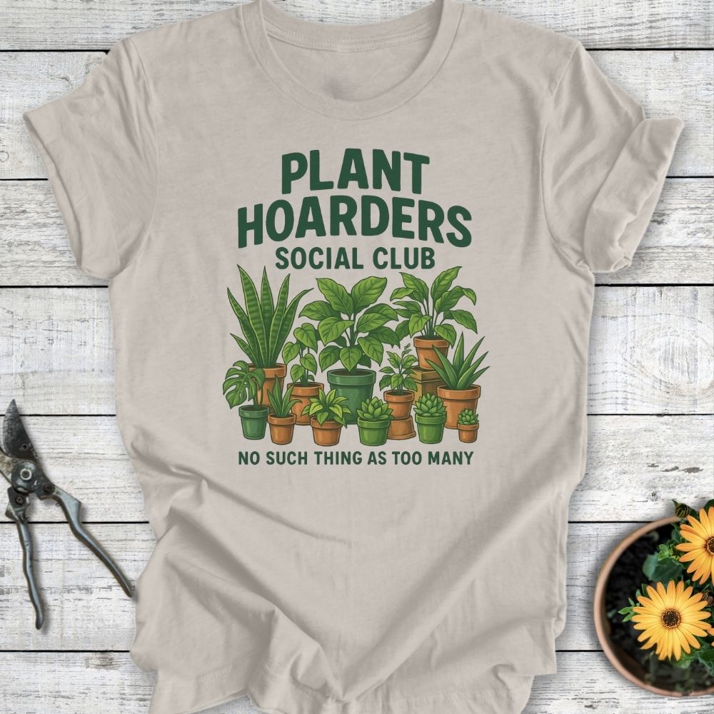 Printify T-Shirt Heather Dust / S Plant Hoarders