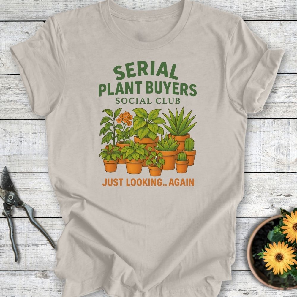 Printify T-Shirt Heather Dust / S Serial Plant Buyers