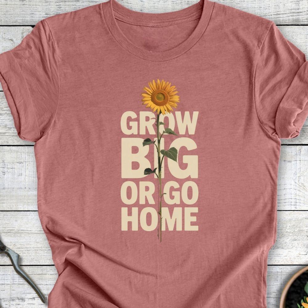 Printify T-Shirt Heather Mauve / S Grow Big