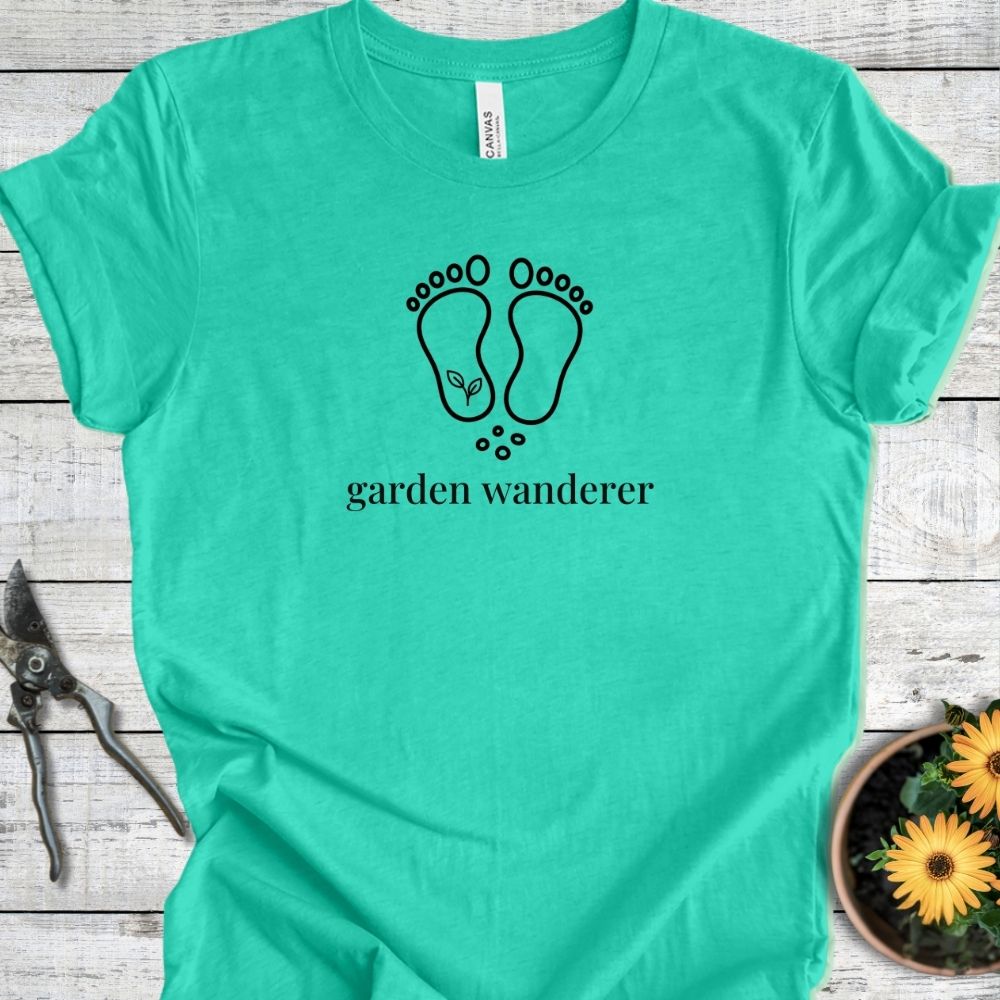 Printify T-Shirt Heather Sea Green / S Garden Wanderer T-Shirt