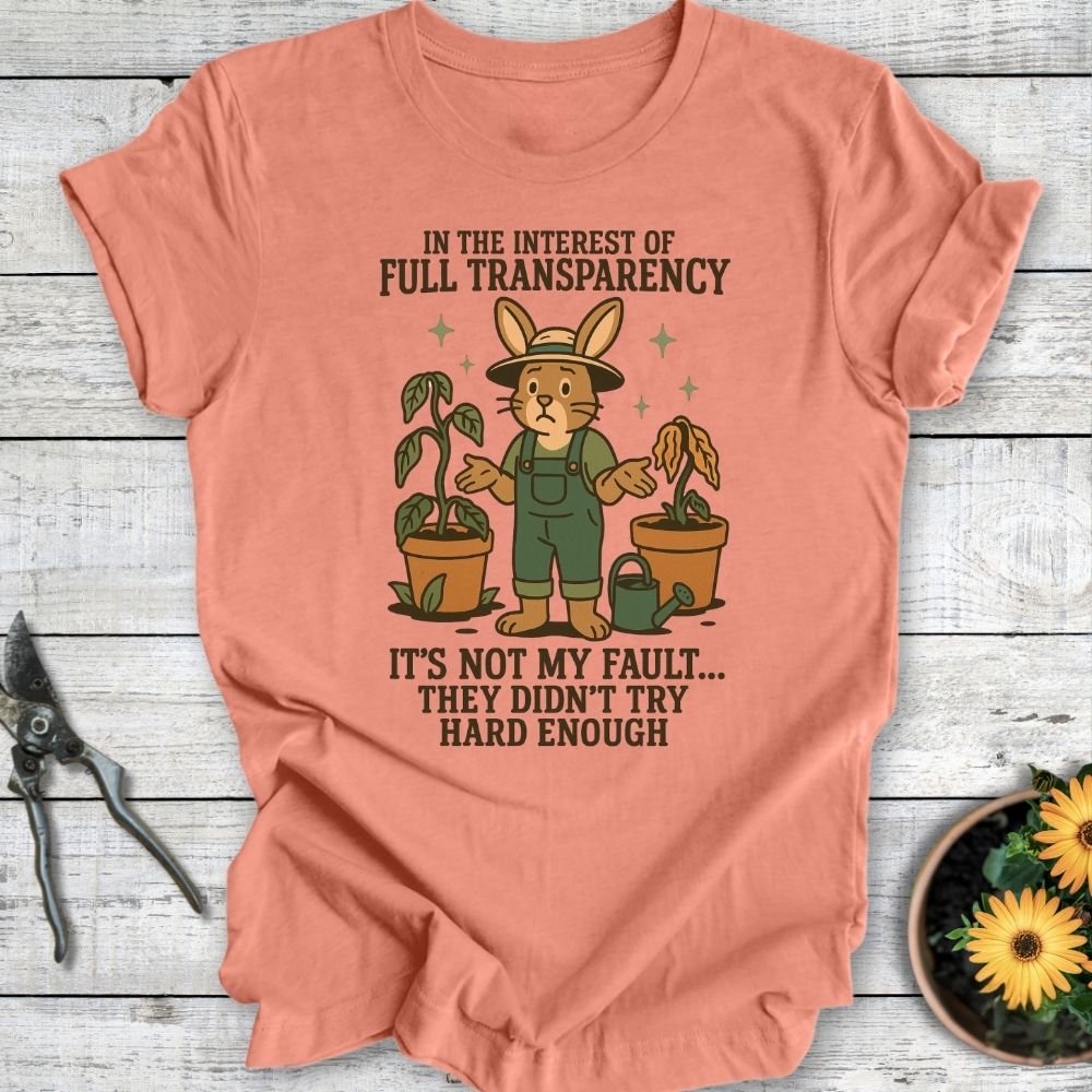 Printify T-Shirt Heather Sunset / S Full Transparency