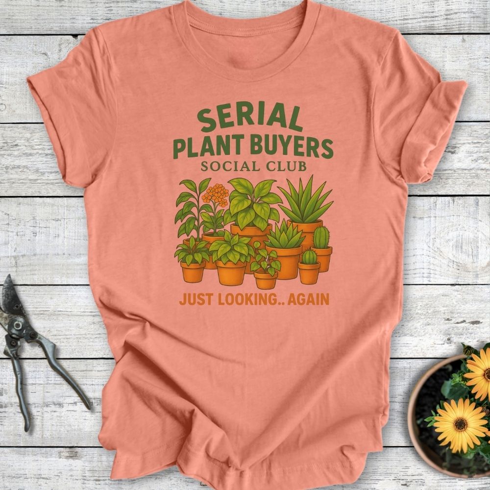 Printify T-Shirt Heather Sunset / S Serial Plant Buyers