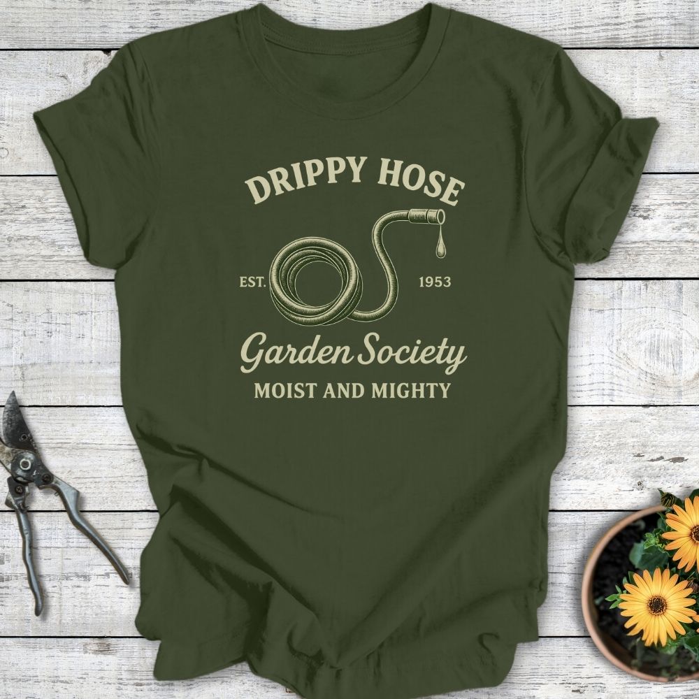 Printify T-Shirt Military Green / S Drippy Hose