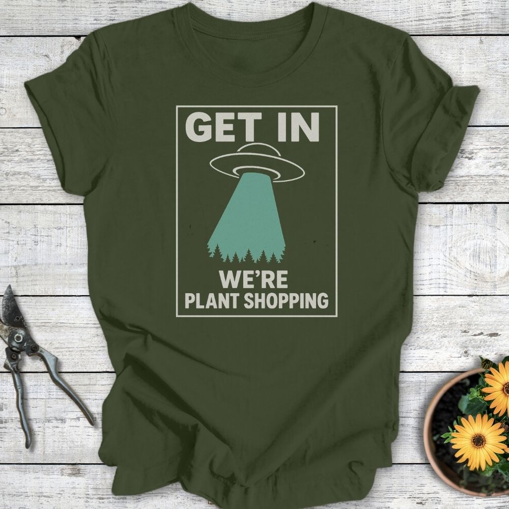 Printify T-Shirt Military Green / S Get In