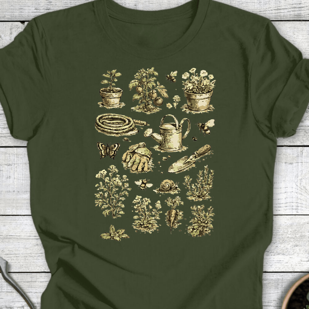 Printify T-Shirt Military Green / S Tools & Growth T-Shirt