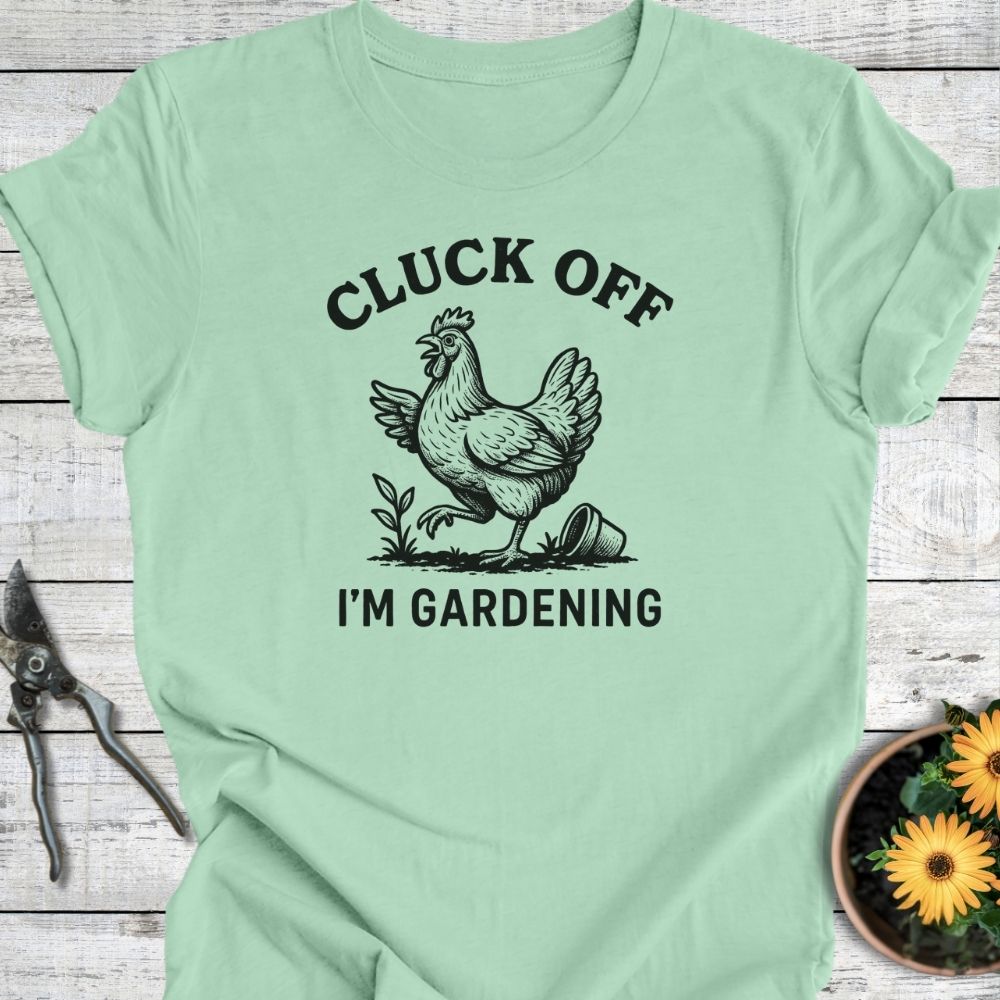 Printify T-Shirt Mint / S Cluck Off