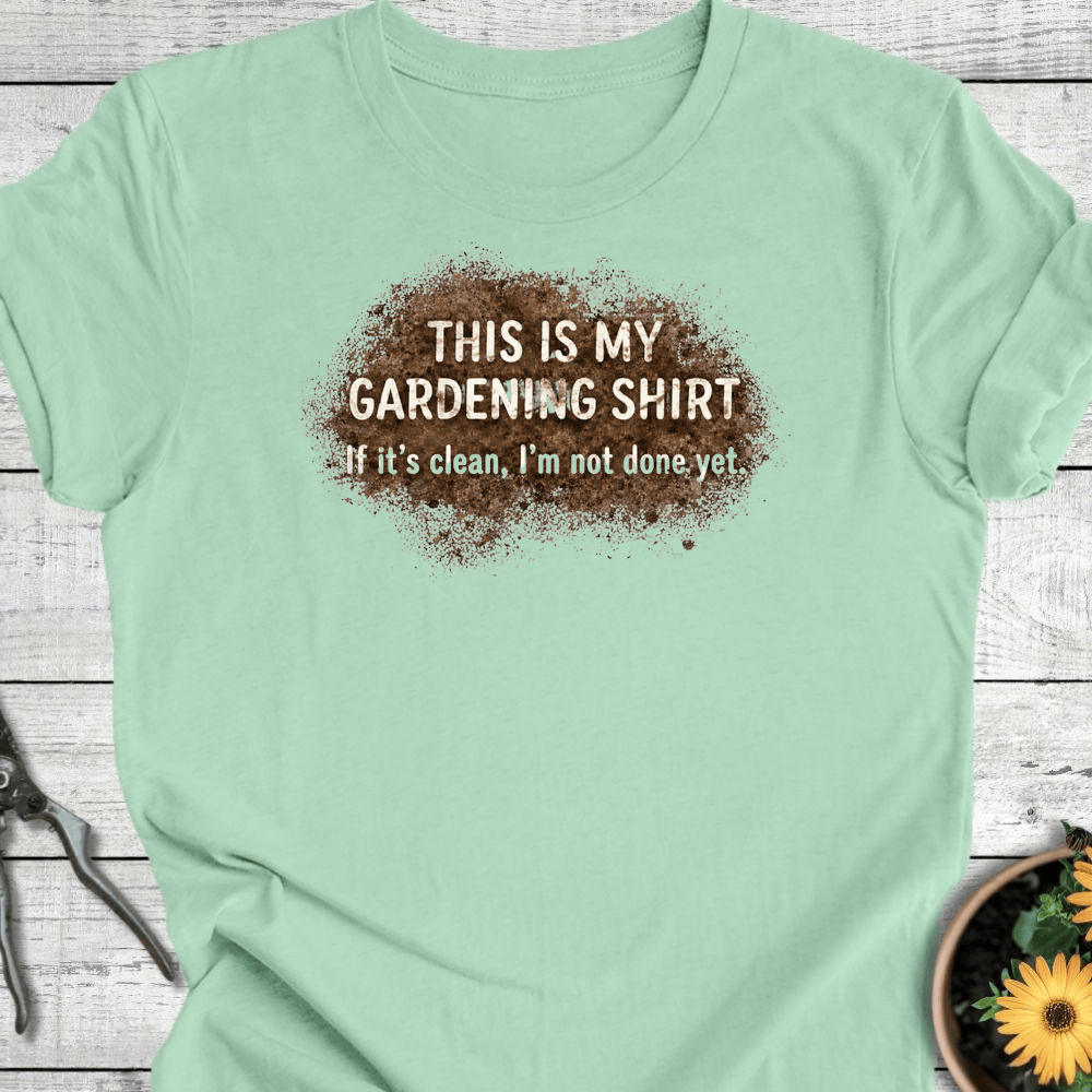 Printify T-Shirt Mint / S My Gardening II T-Shirt