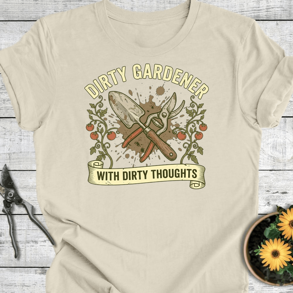 Printify T-Shirt Natural / S Dirty Gardener T-Shirt