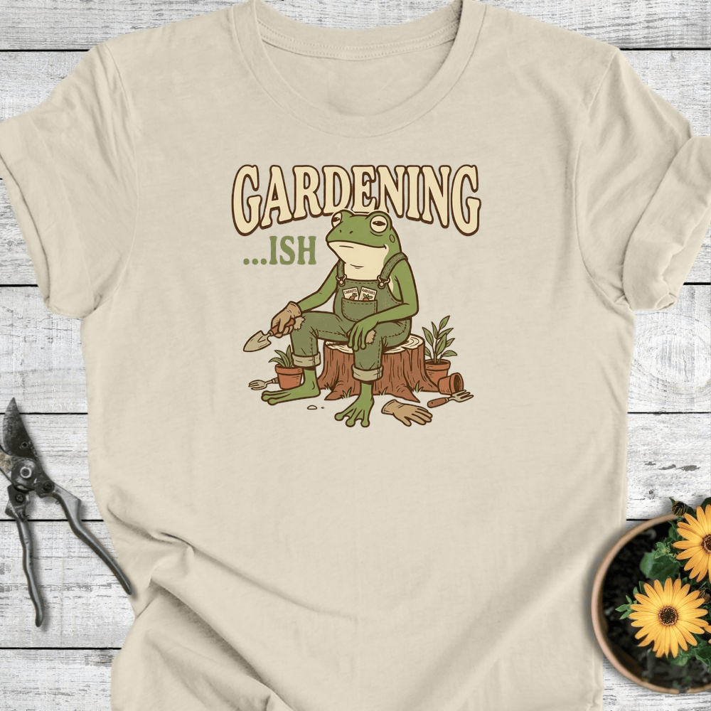 Printify T-Shirt Natural / S Gardening-ish T-Shirt