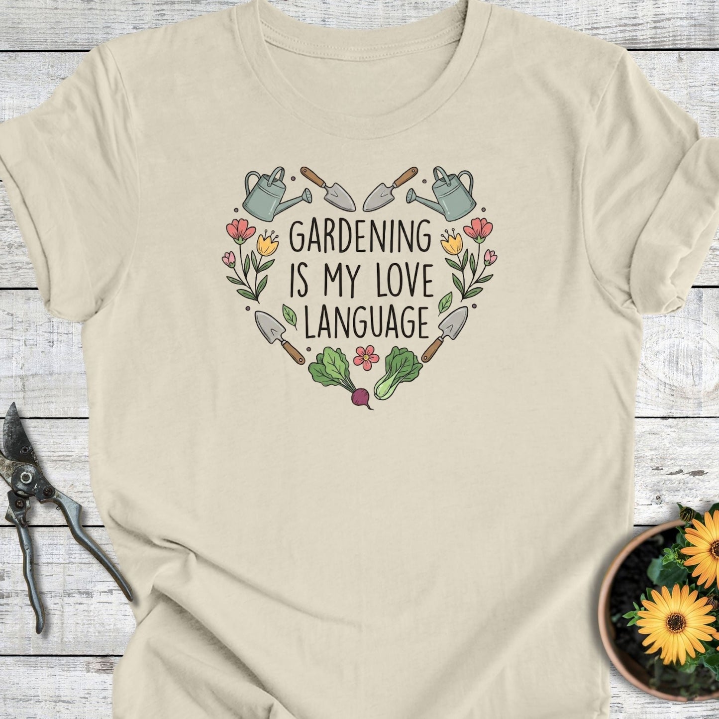 Printify T-Shirt Natural / S Love Language T-Shirt