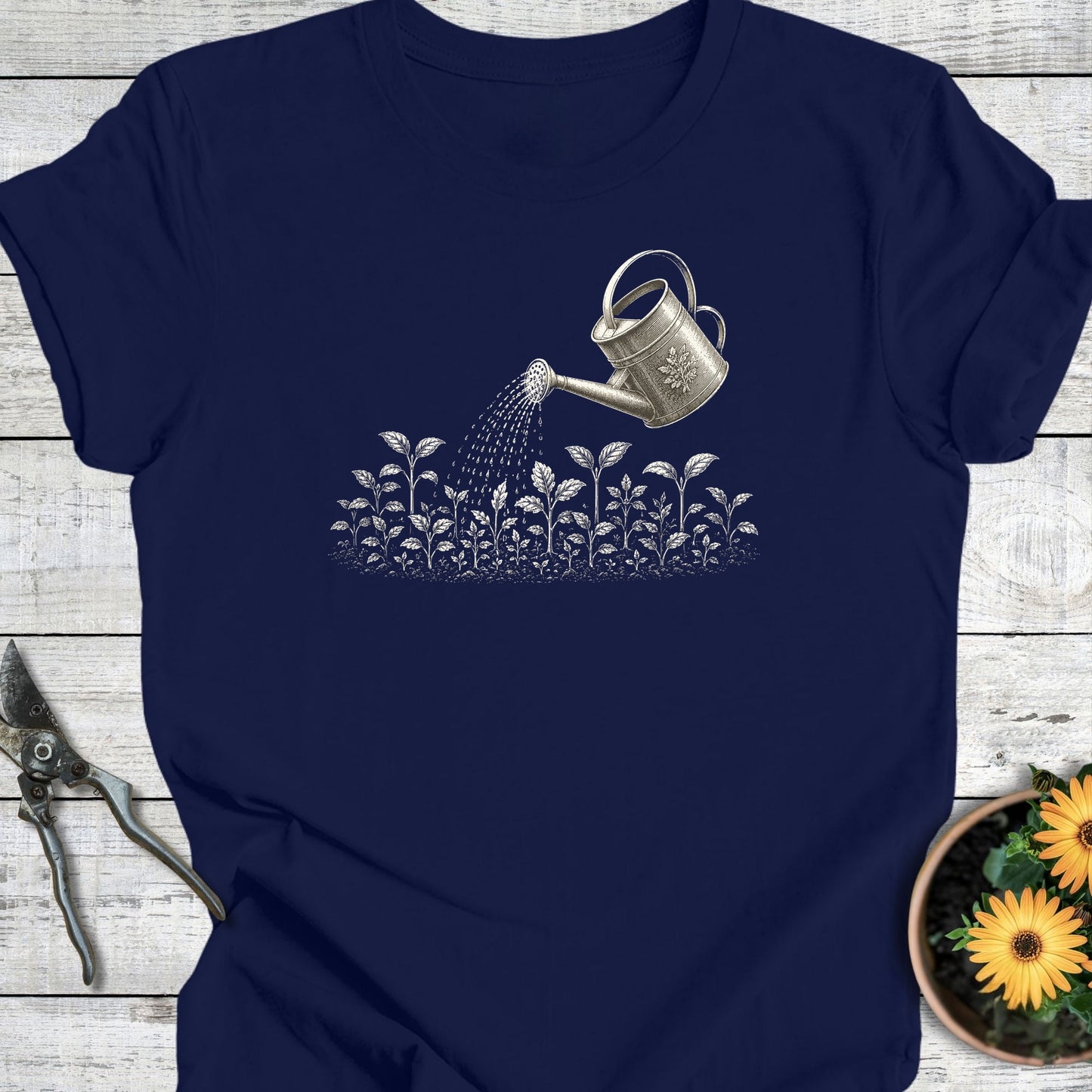 Printify T-Shirt Navy / S Growing Season T-Shirt
