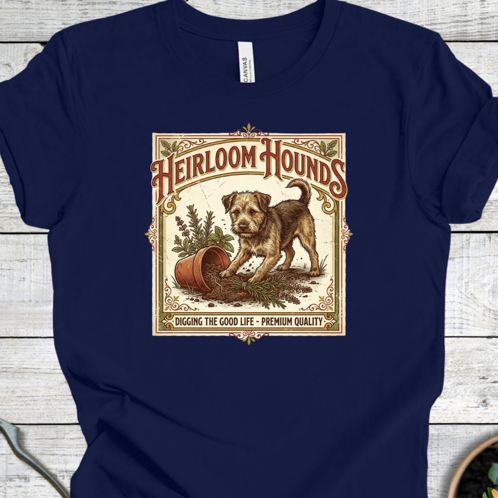 Printify T-Shirt Navy / S Heirloom Hounds T-Shirt