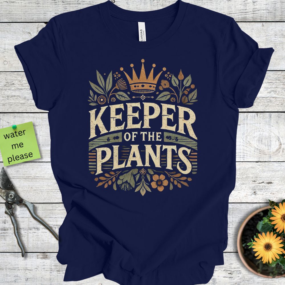 Printify T-Shirt Navy / S Keeper of the Plants