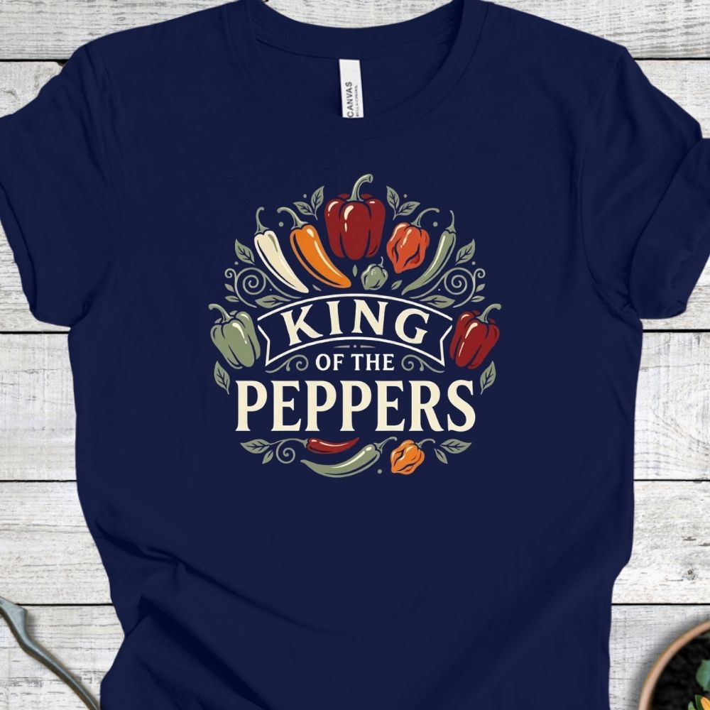 Printify T-Shirt Navy / S King of the Peppers T-Shirt