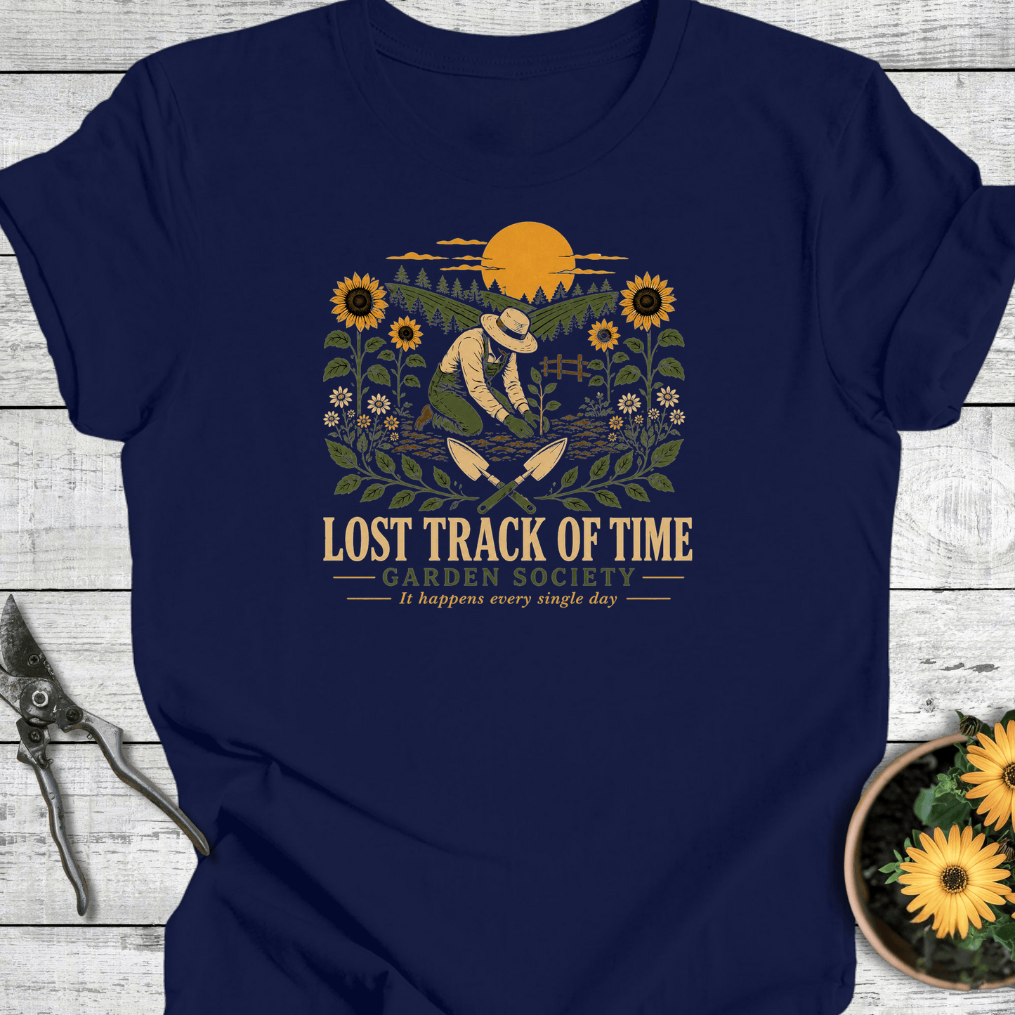 Printify T-Shirt Navy / S Lost Track T-Shirt