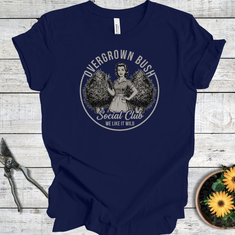 Printify T-Shirt Navy / S Overgrown Bush Social Club