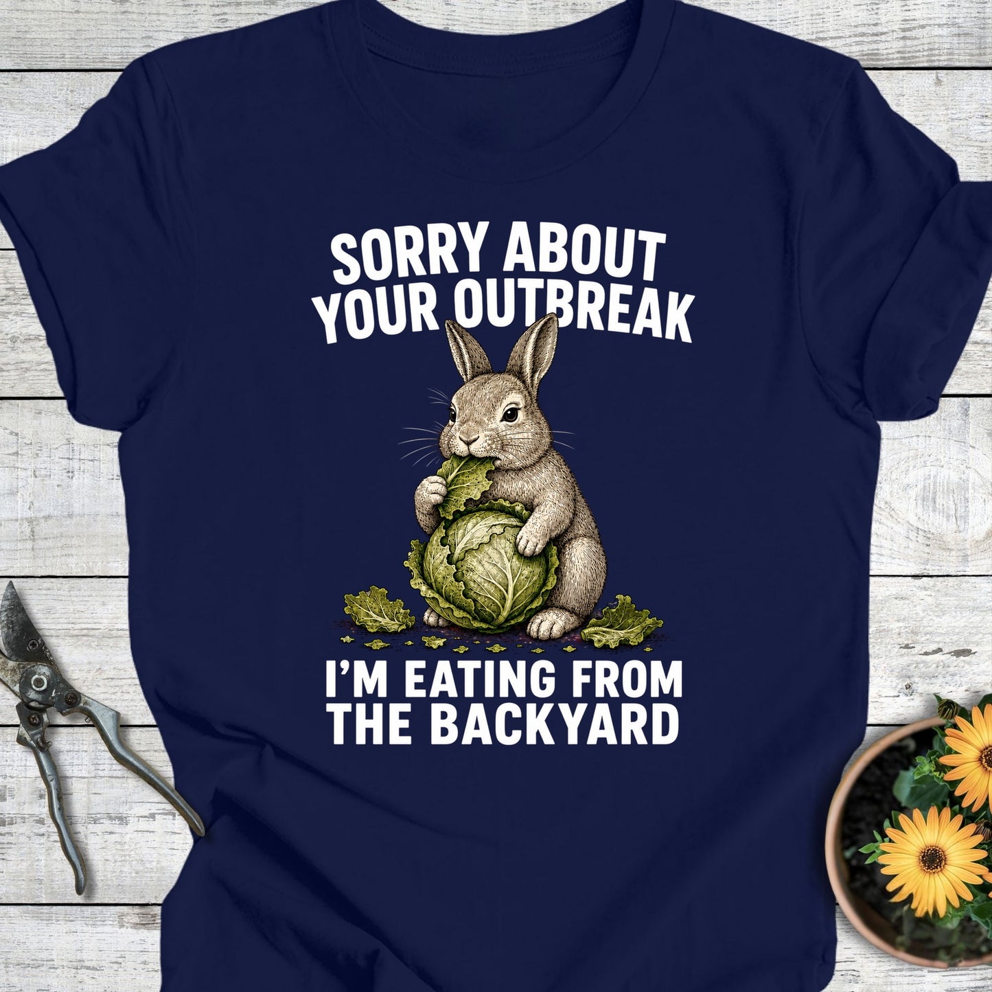 Printify T-Shirt Navy / S Sorry T-Shirt