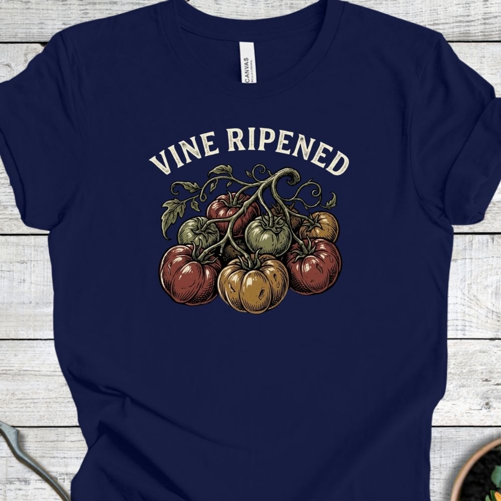 Printify T-Shirt Navy / S Vine Ripened T-Shirt