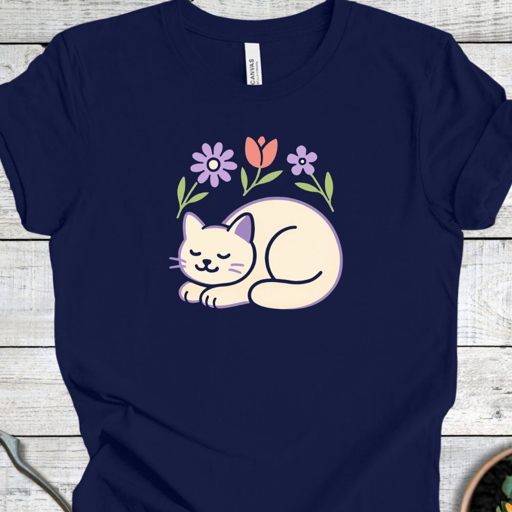 Printify T-Shirt Peace, Paws & Petals
