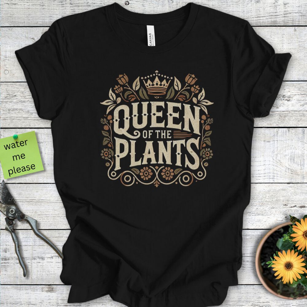 Printify T-Shirt Queen of the Plants