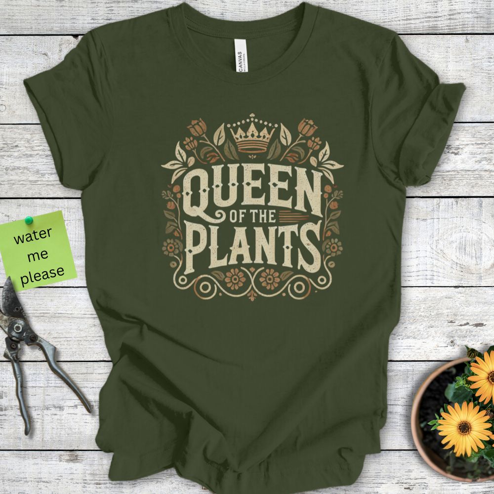 Printify T-Shirt Queen of the Plants