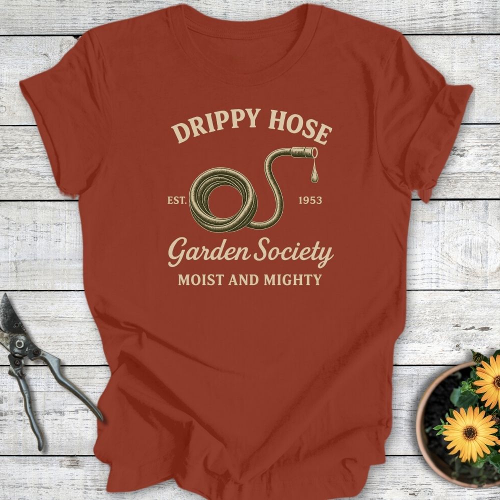 Printify T-Shirt Rust / S Drippy Hose
