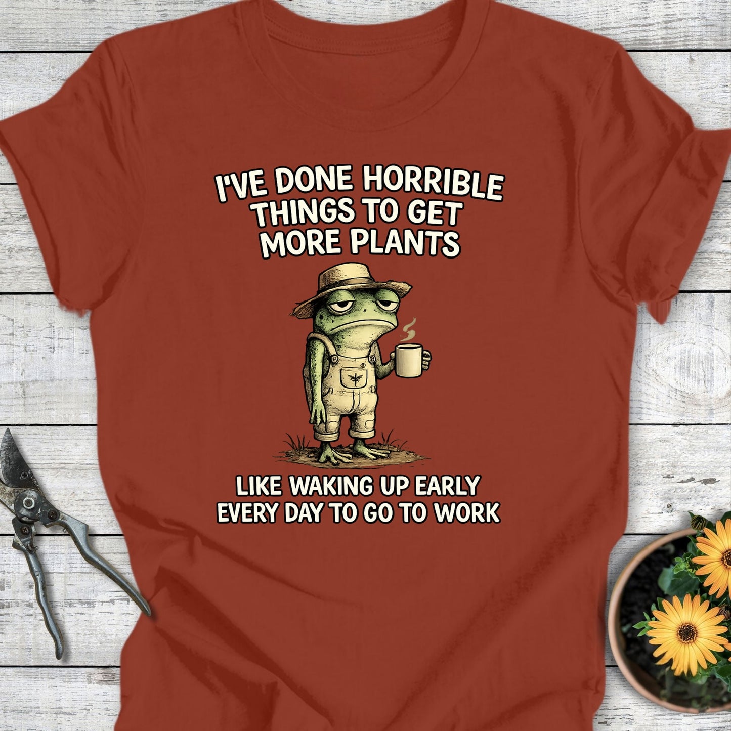Printify T-Shirt Rust / S Horrible Things T-Shirt