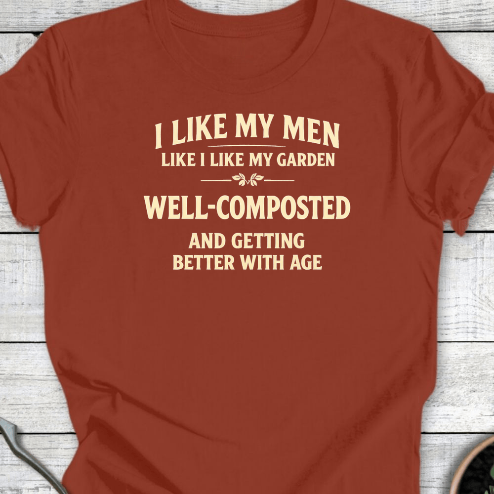 Printify T-Shirt Rust / S I Like My Men II T-Shirt