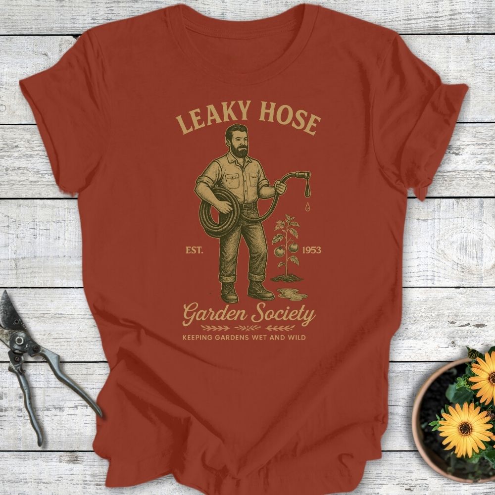Printify T-Shirt Rust / S Leaky Hose