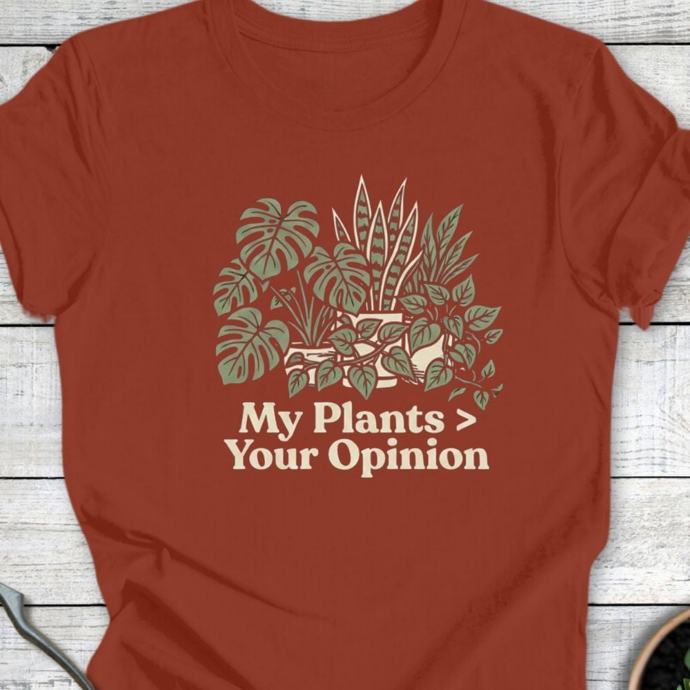 Printify T-Shirt Rust / S My Plant T-Shirt