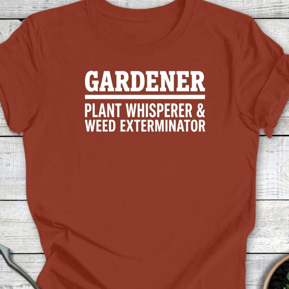 Printify T-Shirt Rust / S Plant & Weed T-Shirt