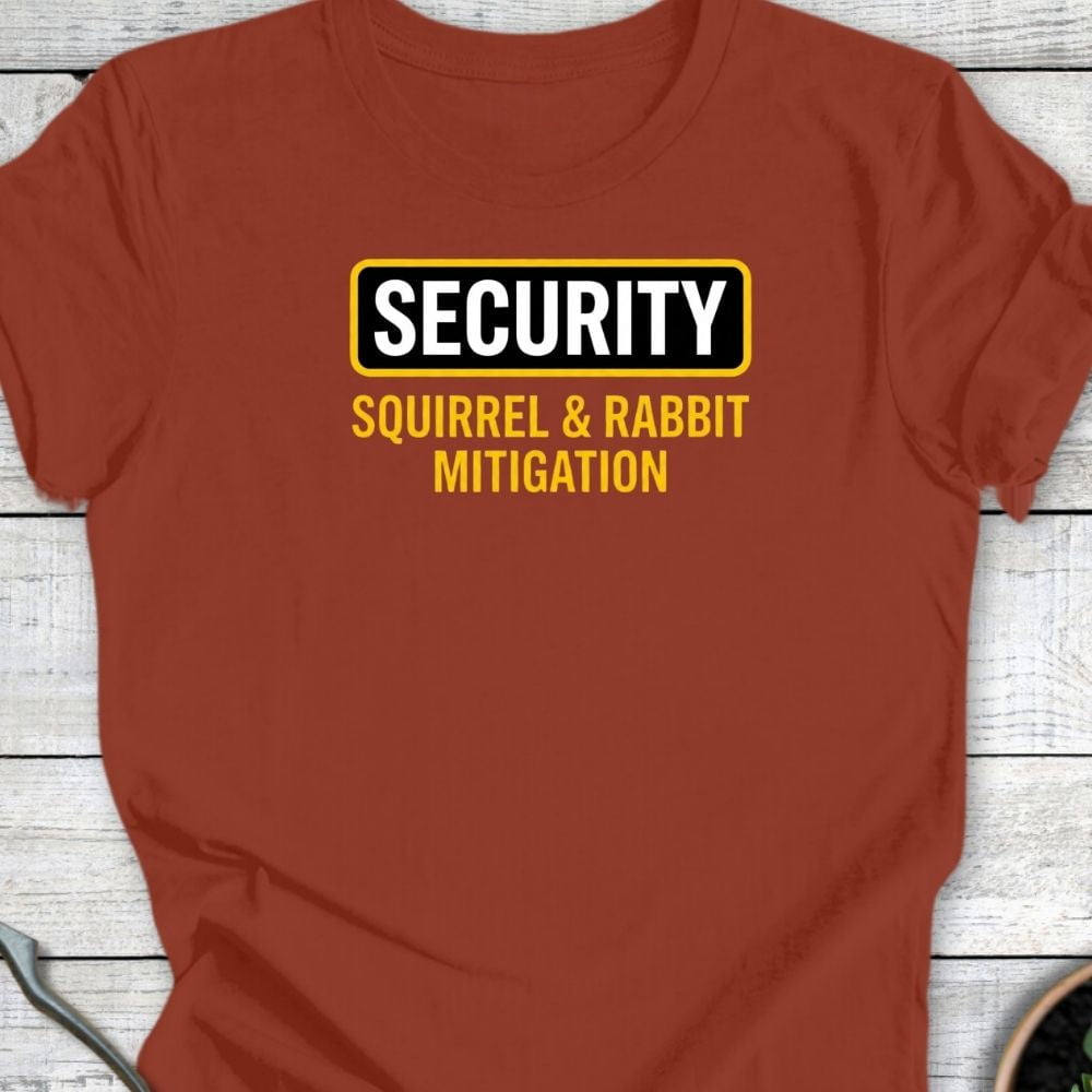 Printify T-Shirt Rust / S Security T-Shirt
