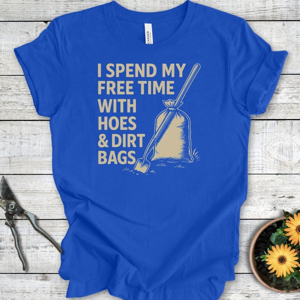 Printify T-Shirt True Royal / S Hoes & Dirt Bags