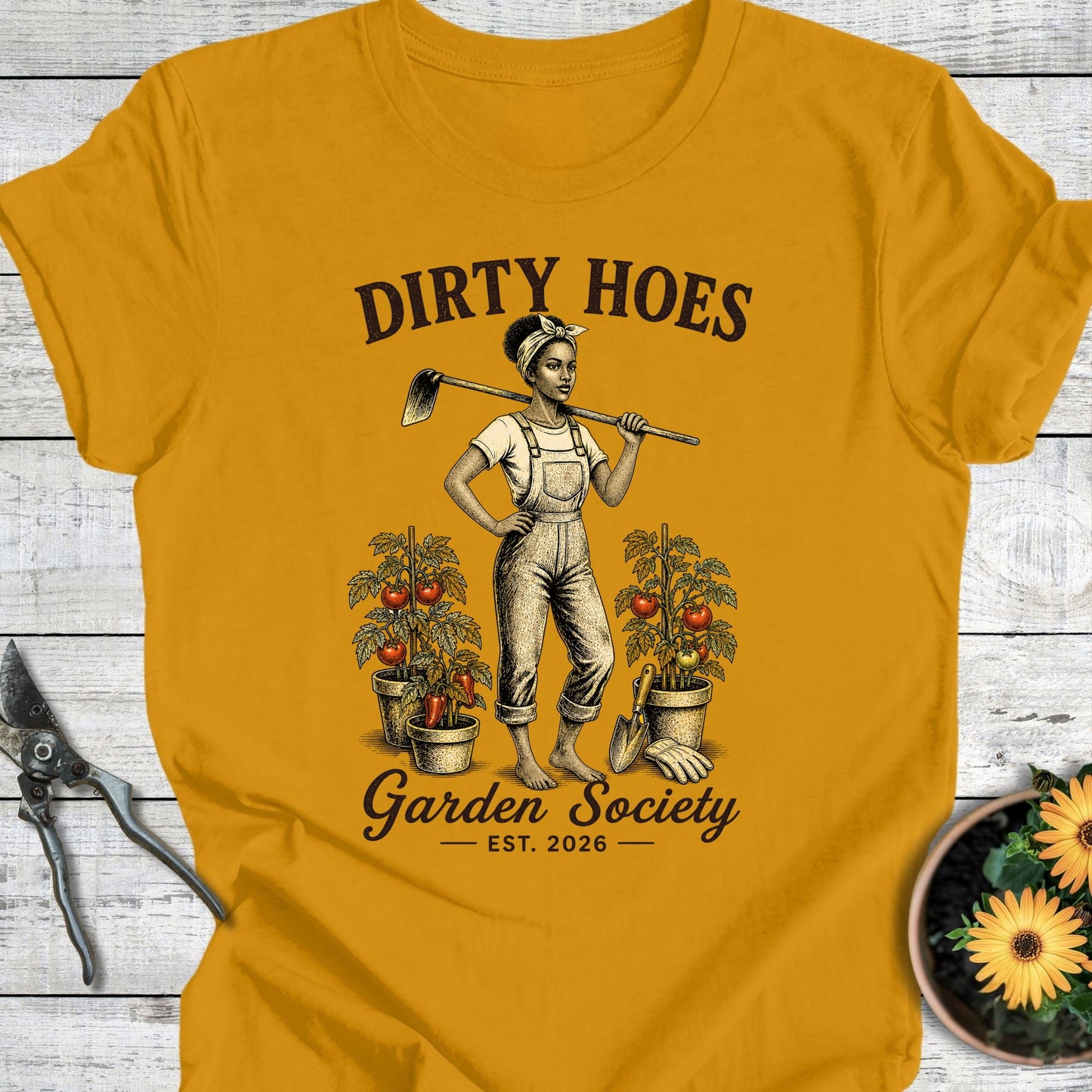 Dirty Hoes Garden Society (Melanin Edition) T-Shirt