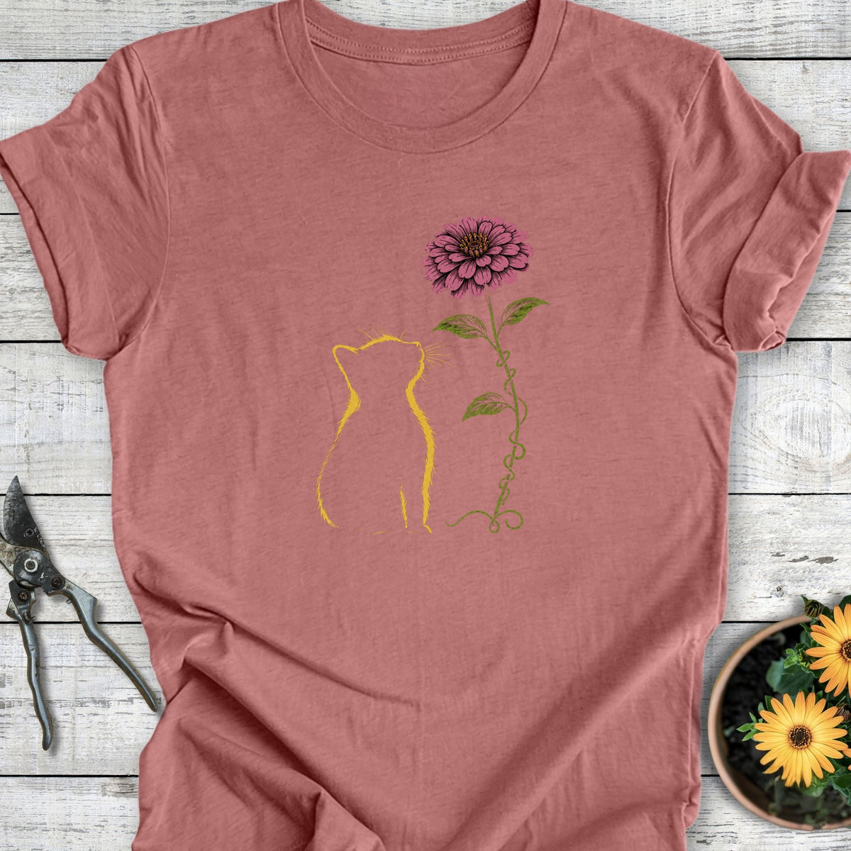 Cat & Zinnia T-Shirt