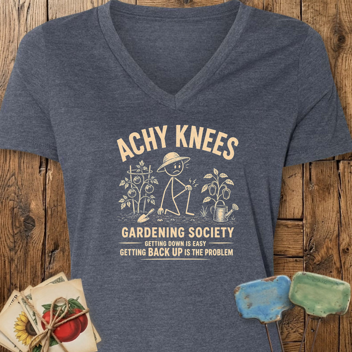 Achy Knees V-Neck