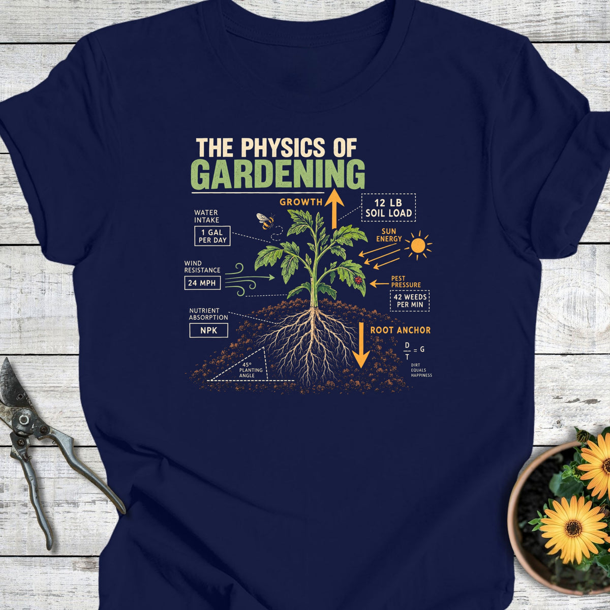 Gardening Physics T-Shirt