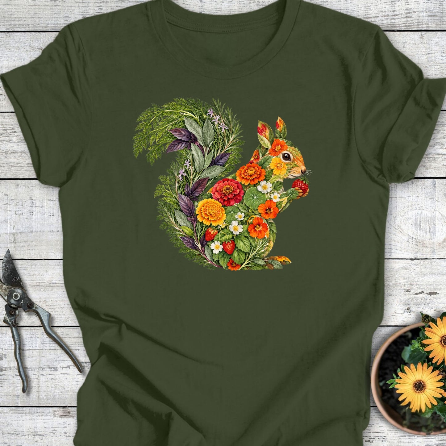 Garden Squirrel T-Shirt